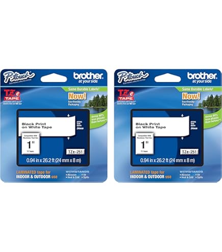 Amazon | Zencoma Label Maker Tape Replacement for Brother P Touch